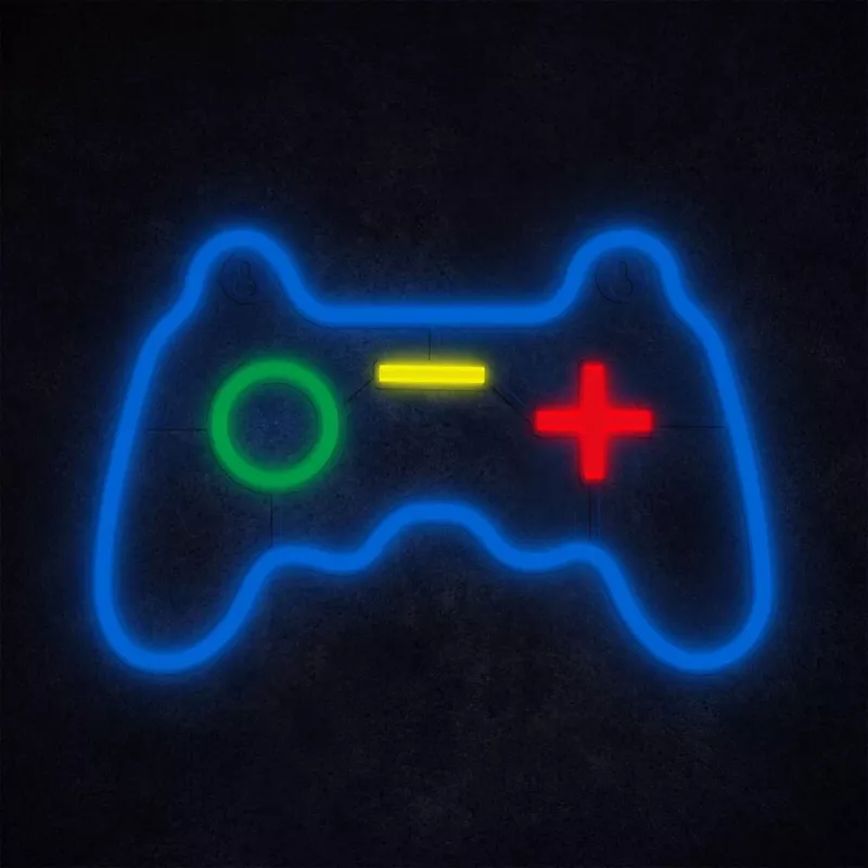 Drôtový USB gamepad MANTA SNL55MT s neónovými svetlami