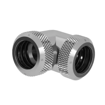 Barrow 90° Multi-Link adaptér TWT90KNS-K14 pre 14 mm HardTube – strieborný