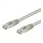 Wentronic Goobay CAT 5e Patch kábel, SF/UTP, sivý, 0,5 m - CCA medená zmes (50143)