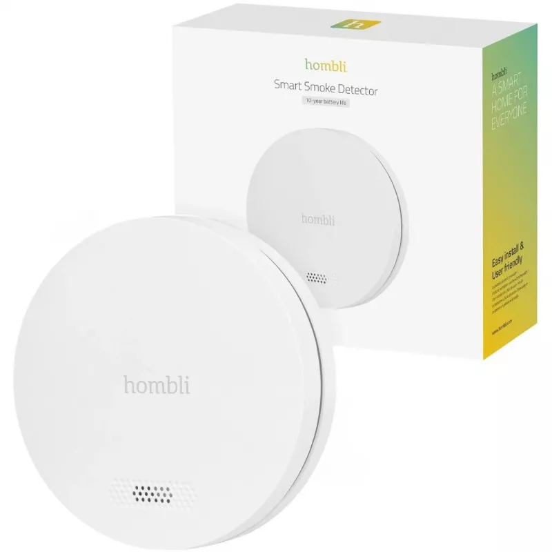 Fotoelektrický reflexný detektor Hombli HBSA-0109 bezdrôtový biely