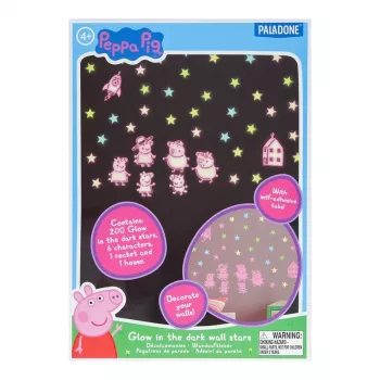 Nálepky na stenu Hasbro Peppa Pig PP13870PP Glow in the Dark Stars