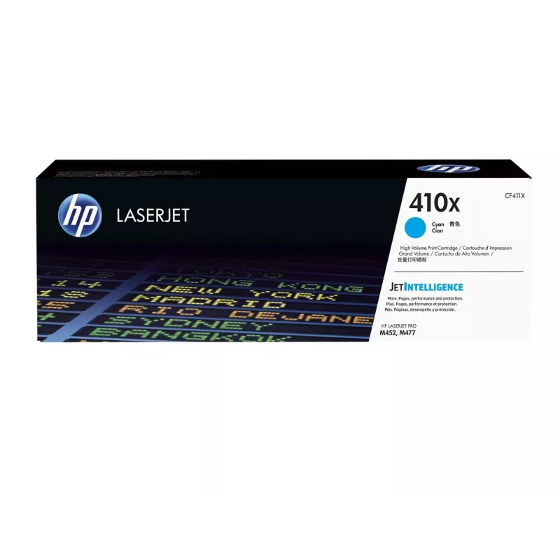 HP 410X High Yield azúrová originálna LaserJet tonerová kazeta