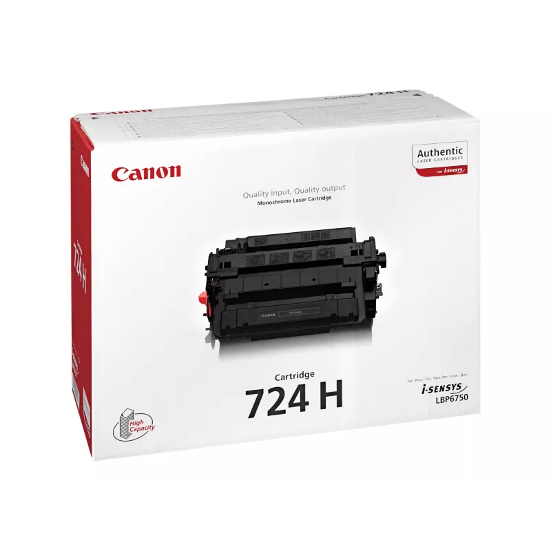Canon CRG-724H tonerová kazeta, 1 ks, originálna, čierna