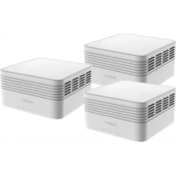 Strong MESHTRIAX3000 Mesh-Wi-Fi systém Dual-Band (2,4 GHz/5 GHz) Wi-Fi 6 (802.11ax) Biela 3 Intern (MESHTRIAX3000)