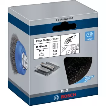 Bosch 2 608 622 098 Clean for Metal miskovitá kefa, 70 mm, M14