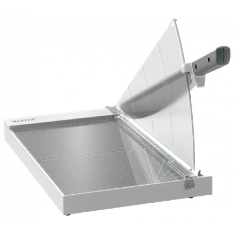 Leitz Precision kancelárska rezačka papiera A4+, 15 listov, manuálne upnutie, nehrdzavejúca oceľ, A4 Maxi, 80 g/m², sklo