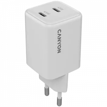 Canyon CU45AC univerzálna biela AC rýchlonabíjačka pre interiér
