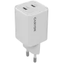 Nabíjačka Canyon CU45CC GaN 45 W 2xPD, biela (CNS-CUW45CC)