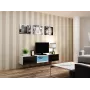 Cama TV stojan VIGO GLASS 30/180/40 biely/čierny lesklý