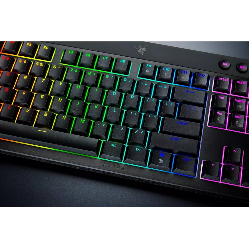 Herná klávesnica Razer BlackWidow V4 Low-profile Wireless – mechanické low-profile klávesy, Bluetooth a 2,4 GHz