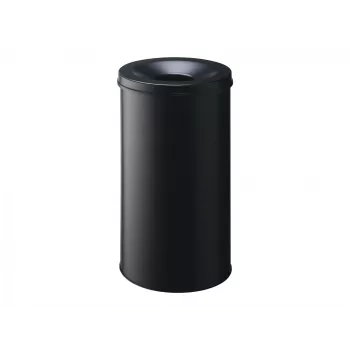 Durable odpadkový kôš - okrúhly - 60 L - oceľ - čierny