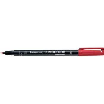 Permanentný marker guľatý hrot Staedtler 313-2 červený 10 kusov