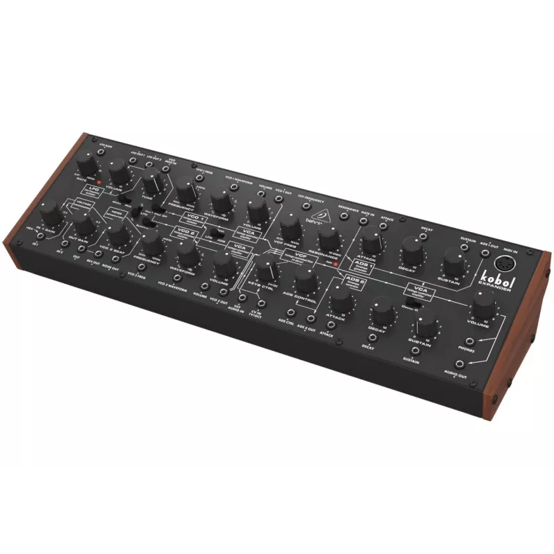 Analógový syntetizátor Behringer KOBOL Expander modul – rozširujúci modul pre montáž do racku