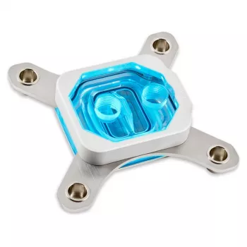 Vodný blok Aqua-Computer 21871 — konštrukcia z acetalu/hliníka, 94×94×22 mm