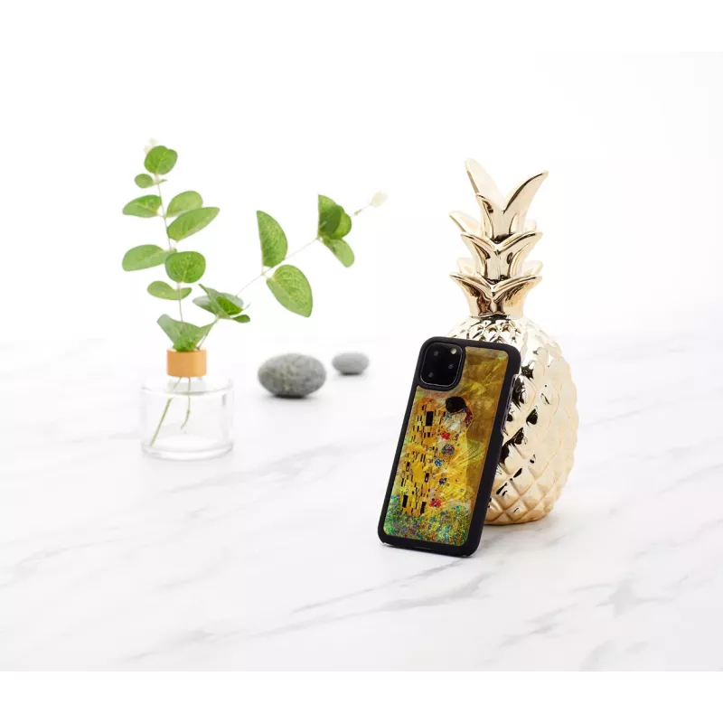 Puzdro na smartphone iKins pre iPhone 11 Pro — čierna, mäkké ochranné puzdro