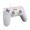 Káblový herný ovládač GameSir T3 Lite WT biely – ergonomický káblový ovládač, kompatibilný s PC