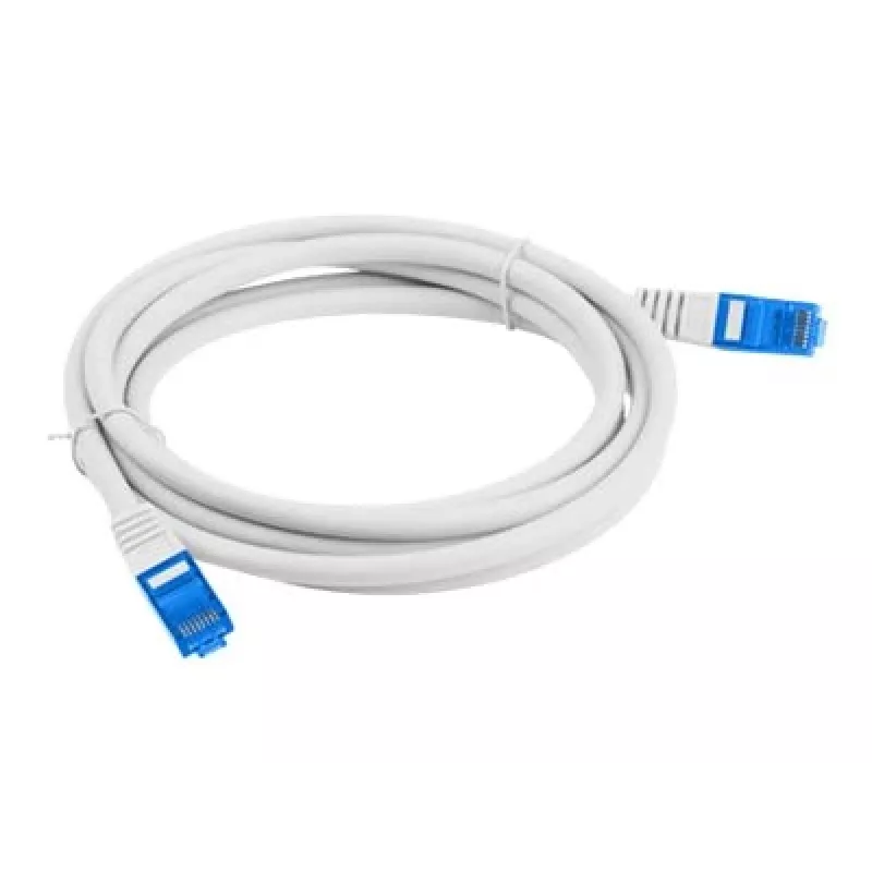 Sieťový kábel LANBERG Cat6a S/FTP PCF6A-10CC-0300-S RJ-45 3 m Sivá, LSZH, 500 MHz, CCA, Ø6 mm