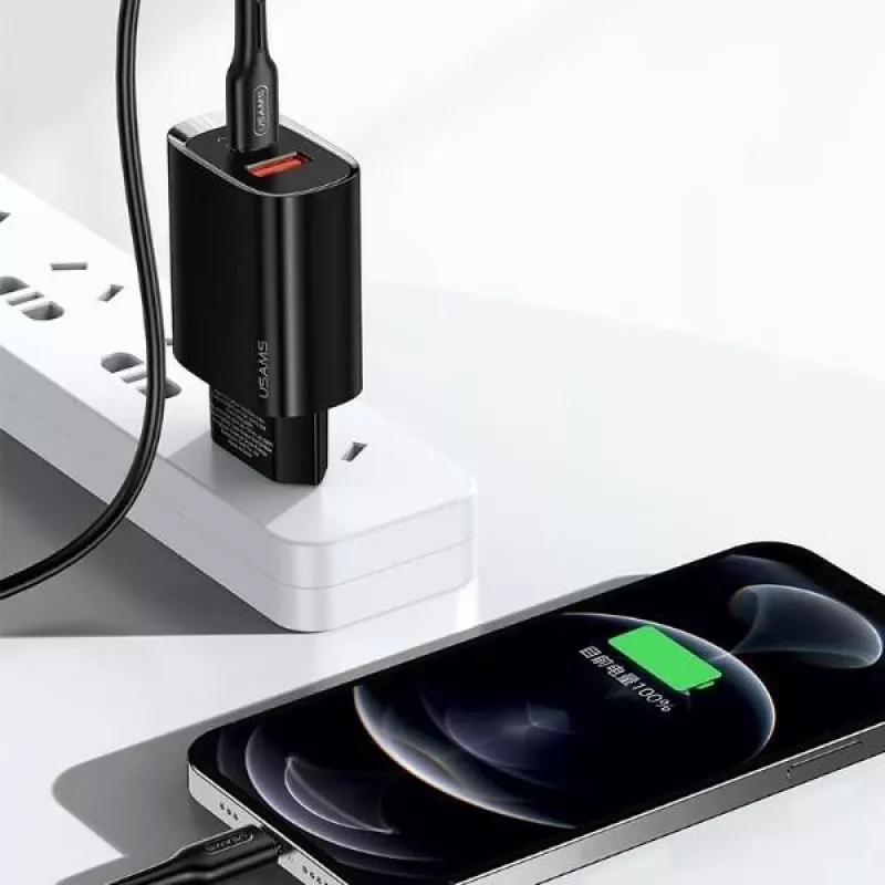 Nabíjačka usams T35 20W PD3 USB-C na USB rýchlonabíjací adaptér