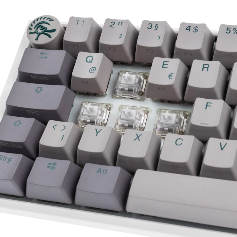Ducky One 3 Mini Mist Gray klávesnica herná USB nemecká