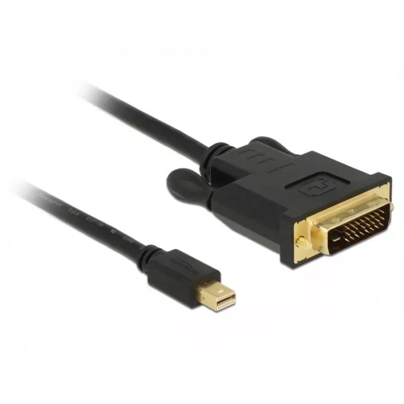 Videokáblový adaptér DeLOCK 83990 Mini DisplayPort na DVI-D 3 m