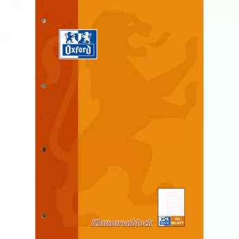 Zošit Oxford 100061261 A4 oranžový 90 g/m²