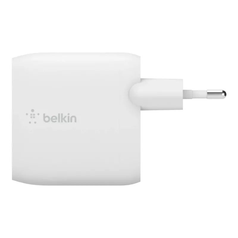 Belkin BOOST CHARGE - napájací zdroj - 24 watt - QC 3.0 - 2 výstupné konektory (USB) - biely (WCB002VFWH)