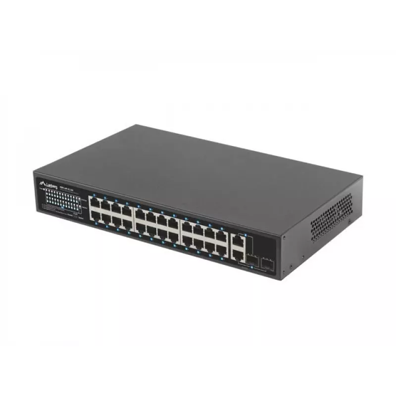 Lanberg RSFE-24P-2C-250 sieťový switch Unmanaged Gigabit Ethernet (10/100/1000)