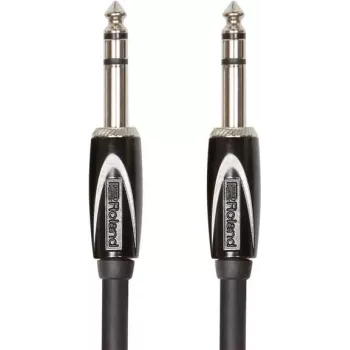 Audio kábel Roland RCC-5-TRTR 1,5 m 6,35 mm TRS čierny