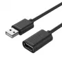 UNITEK Y-C417GBK USB kábel USB 2.0 3 m USB A čierny