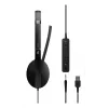 EPOS ADAPT 165T USB II Headset káblový cez hlavu kancelária/call centrum USB Type-A čierna