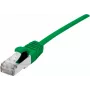 Dexlan sieťový kábel 858718 3 m Cat6a S/FTP zelený