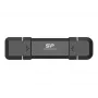 Silicon Power Marvel Xtreme DS72 - USB flash disk - 500GB - USB 3,1 Gen 2 / USB-C 3,2 Gen 2 - čierny (SP500GBUC3S72VPK)