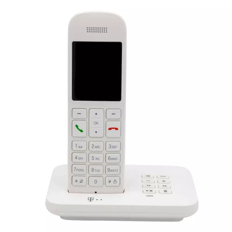 Telekom Sinus A12 analógový/DECT telefón biely