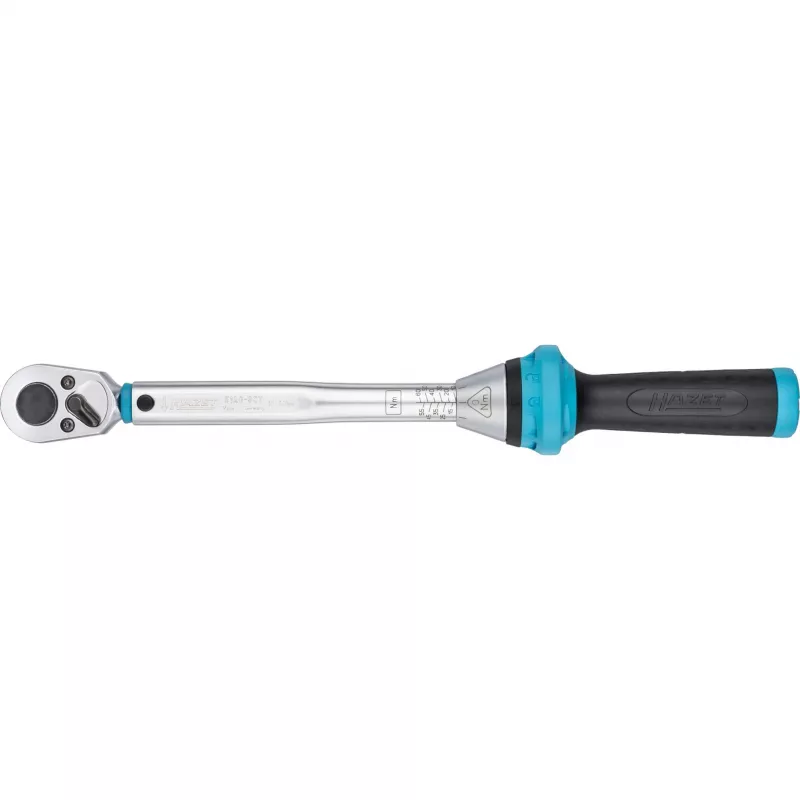 HAZET 5120-3CT - klikový momentový kľúč - mechanický - 1/4 - 1 - 9 Nm - 4% - čierny/modrý (5120-3CT)