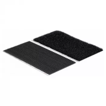 VELCRO suché pásiky extra silné samolepiace, háčik & slučka 50mm x 100mm x 2 sady čierna