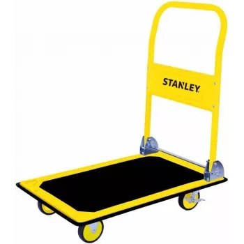 Plošinový transportný vozík STANLEY SXWTD-PC527 – skladací oceľový rám, nosnosť 150 kg, 4 kolesá, 10 cm kolesá, 470×735×830 mm