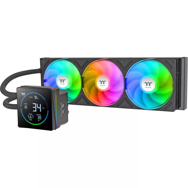Kvapalinový chladič CPU THERMALTAKE TH360-S V3 ARGB Sync AIO čierny