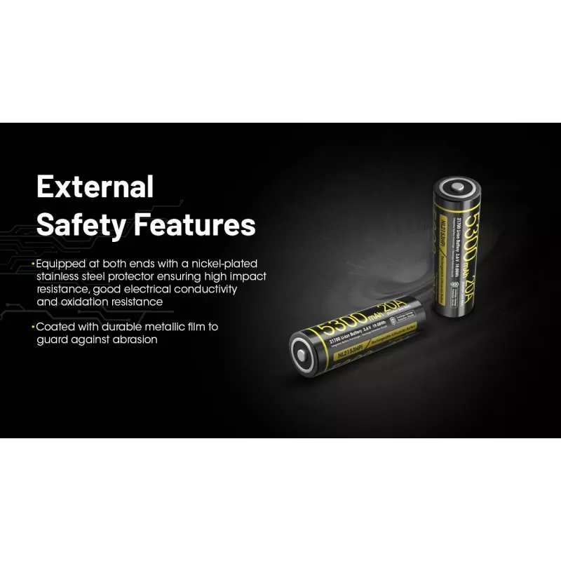 BATÉRIA NABÍJACIA LI-ION 3.6V/NL2153HPI(5300MAH) NITECORE