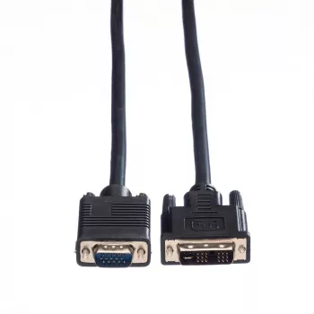 VALUE DVI-VGA kábel, DVI (12+5) ST - VGA ST 3,0m (11.99.5430)