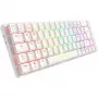 Sharkoon PureWriter W65 bezdrôtová klávesnica, QWERTZ nemecká, biela, Kailh Choc V2 Red