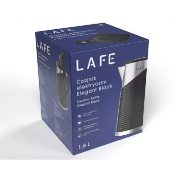 Rýchlovarná kanvica LAFE 1,8 l 2200 W Elegant čierna