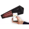 Infražiarič SUNRED PRO25W-SMART, nástenný trojuholníkový tmavý, 2500 W, čierny, IP55
