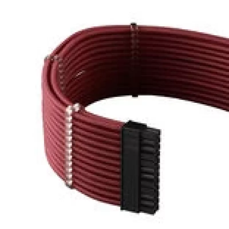 CableMod PRO Series ModMesh C-Series RMi & RMx káblový kit - napájací káblový kit - tvarovaný - Blood Red (CM-PCSR-FKIT-NKBR-R)