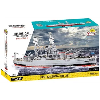 Stavebnica USS Arizona BB-39 2046 dielov