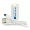 Nabíjateľná batéria everActive EV16340 700mAh 3V s funkciou nabíjania Micro-USB