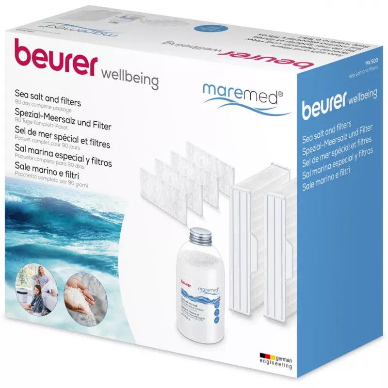 Beurer maremed MK 500 kombinovaný filter a morská soľ sada
