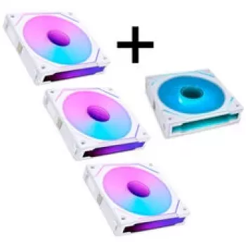LIAN LI UNI FAN SL-INF 120 ARGB Reverse Blade 4 ks balenie - biela