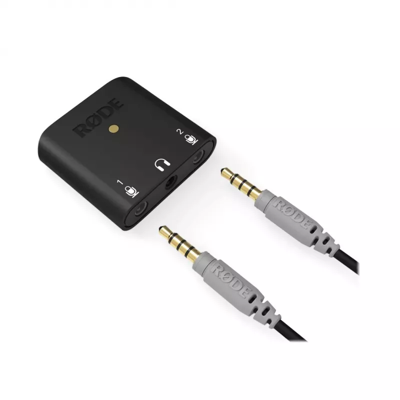 RØDE AI-Micro mobilné audio rozhranie, 2x vstup TRS/TRRS 3,5 mm, výstup pre slúchadlá 3,5 mm, USB-C, čierne