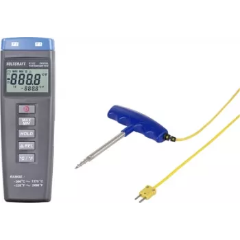 VOLTCRAFT K102 + TP 301 teplomer -200 až +1370 °C snímač Type-K