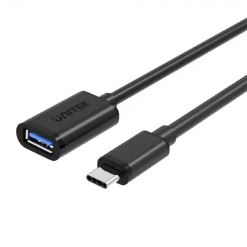 UNITEK Y-C476BK USB kábel USB 3.2 Gen 1 (3.1 Gen 1) 0,2 m USB C USB A čierny